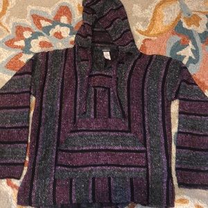 EARTHBOUND — Multicolored Baja Pullover Hoodie